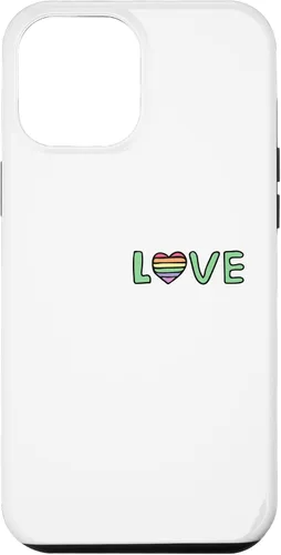 Vista 6 de Funda para iPhone 13 Pro LGBTQ Community Lesbiana Gay Bi Trans Love Rainbow Heart Cult