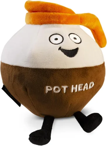 Vista 18 de Punchkins Peluche de maní – Peluche divertido con texto en inglés «I'm Allergic to Deez», regalo para los amantes del humor, bonito juguete