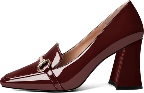 Vista 2 de Tacones gruesos para mujer, zapatos cómodos para negocios