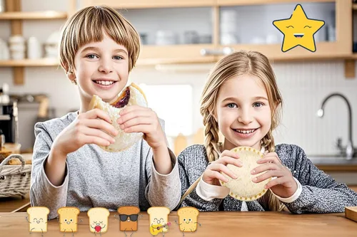 Vista 6 de Cortadores de sándwiches y selladores para niños, máquina de sándwiches sin corteza, ideal para lonchera y lonchera Bento para niños y niñas