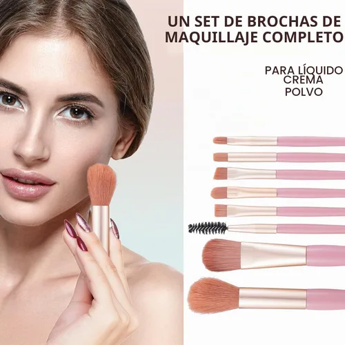 Vista 6 de Kit de maquillaje para mujeres, kit completo, set de maquillaje para niñas adolescentes, sombra de ojos, brillo de labios, lápiz labial, brochas