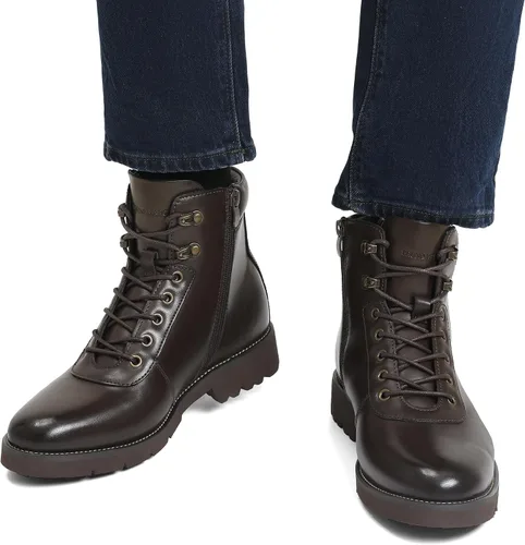Vista 9 de Bruno Marc Botas de motocicleta para hombre, botas de vestir Oxford 2.0