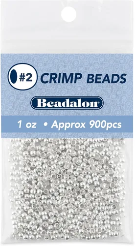 Vista 19 de Beadalon Cuentas de engarzar, tamaño #1, color dorado, 1 oz, aprox. 1,400 piezas