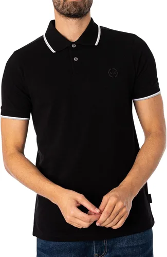 Vista 2 de AX Armani Exchange Polo de punto de manga corta para hombre