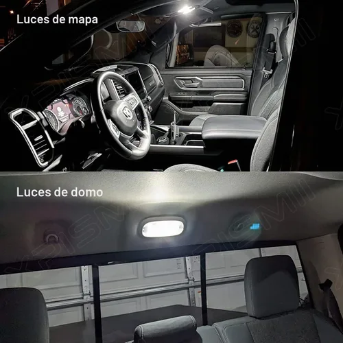 Vista 5 de Xpismii Kit de 12 luces LED blancas de 6000 K para interior Ram de 2009, 2010, 2011, 2012, 2013, 2014, 2015, 2016, 2017, 2018, Dodge Ram 1500 2500