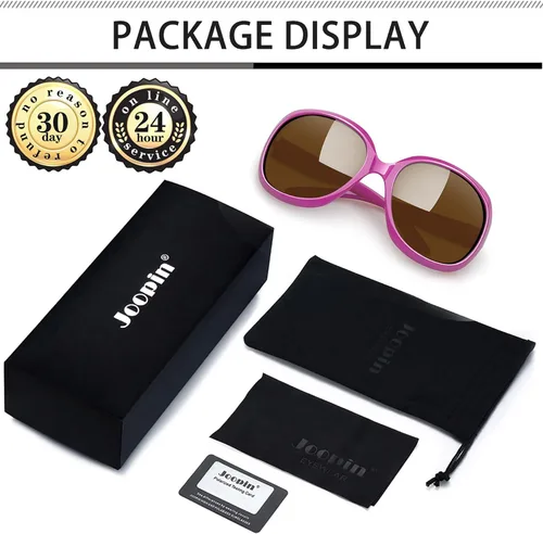 Vista 92 de Joopin Lentes de sol de gran tamaño para mujer, polarizados, grandes, para conducción, protección UV, grandes sombras