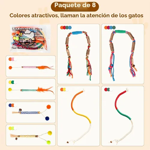 Vista 8 de Juguetes de hierba gatera para gatos de interior – Palitos de Silvervine y juguetes masticables para gatos para limpieza de dientes – Kit de hierba
