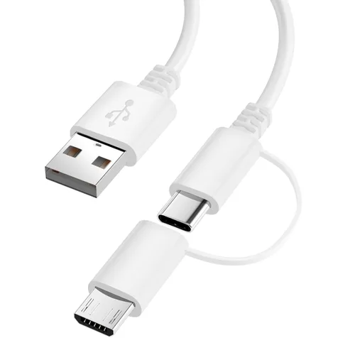 Vista 7 de Cargador rápido para tableta Amazon Fire, cable micro USB C de carga para Kindle Paperwhite, Fire HD 10 8 7 Plus, Max 11, Kids Pro, Edition Voyage