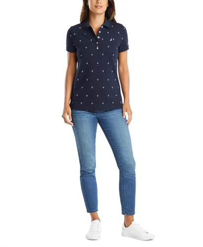 Vista 2 de Nautica - Polo de algodón elástico para mujer