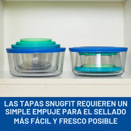 Vista 4 de Anchor Hocking - Juego de 26 piezas de recipientes de vidrio para almacenamiento con tapas