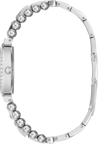 Vista 2 de GUESS Reloj analógico dorado con diamantes y perlas
