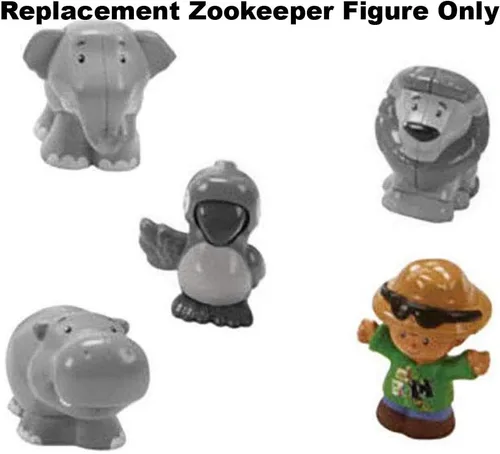 Vista 2 de Pieza de repuesto para Safari Playset – Fisher-Price Little People Share and Care Safari FHF35 – Incluye 1 figura de Zookeeper