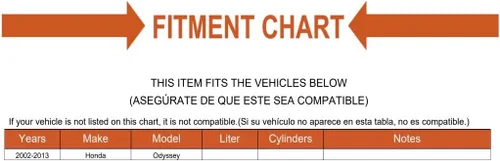 Vista 4 de Kit de arranque delantero CV de repuesto para Honda Odyssey 2002-2013