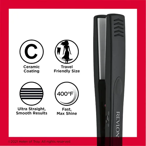 Vista 10 de Plancha para cabello de crámica de tamaño medio Revlon Rvst2043