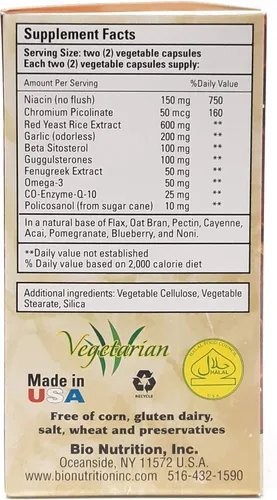 Vista 2 de Bio Nutrition Colesterol Wellness 60 VGC 2 Pack
