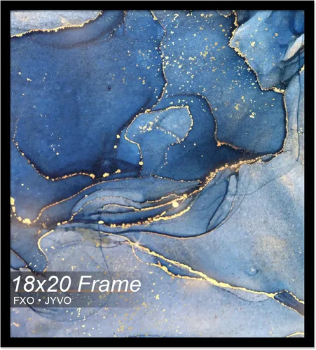 Vista 220 de Fxojyvo Marco de fotos de 5 x 8 pulgadas, marco negro para póster de fotos de 5 x 8 pulgadas, peso ligero y altamente transparente, marco de 5 x 8