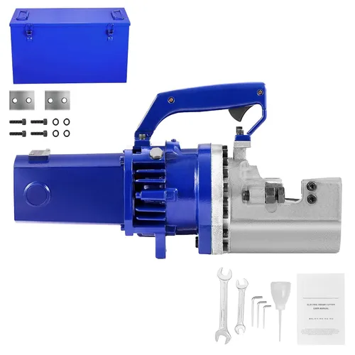Vista 11 de Happybuy Cortador de barras de refuerzo hidráulico eléctrico 900W RC-16 110V - Portátil, corta barras de refuerzo de 0.157-0.630 in en 3 segundos
