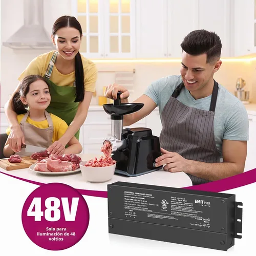 Vista 5 de EMITEVER Controlador LED regulable, fuente de alimentación regulable 5 en 1 de 48 V, 192 W, transformador de CA a CC de 2 canales para luz LED