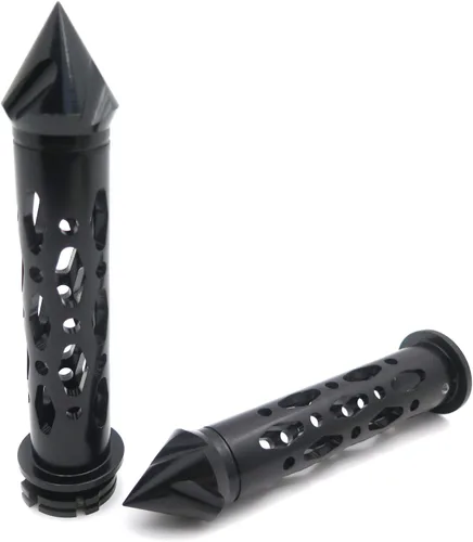 Vista 6 de Billet CNC negro 7/8 "(22 mm) extremos de barra de púas con acelerador compatible con Suzuki GSXR 600 750 1000 Hayabusa/FZR YZF 600 600R R1 R6 R6S