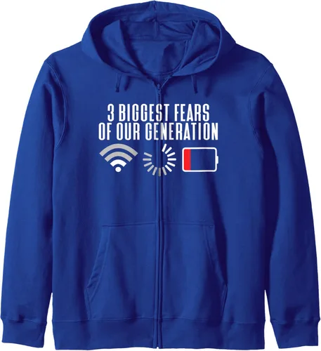 Vista 3 de 3 Biggest Fears Of Our Generation - Sudadera con capucha para hombre y mujer, Negro