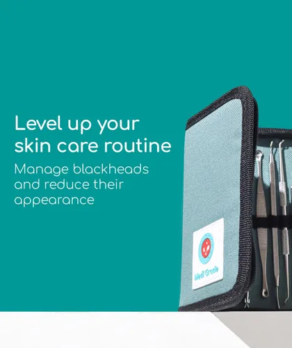 Vista 9 de Kit de herramientas de eliminación de puntos negros de grado medio con 50 papeles secantes de control de aceite Stainless steel blackhead