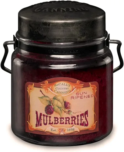 Vista 26 de McCall’s Candles Cocina de la Abuela Vela perfumada de 16 oz Hecha en EE. UU. Frasco rústico vintage con asa de transporte Fragancia
