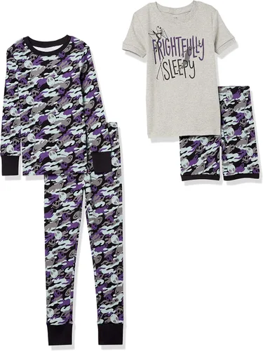 Vista 3 de Amazon Essentials Disney Marvel Star Wars - Conjunto de pijama para bebés, niños pequeños y niños (cebra previamente manchada), paquetes Marvel