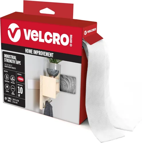 Vista 16 de VELCRO Brand - Resistencia industrial Uso en interiores y exteriores Potencia de sujeción superior en superficies lisas Tamaño 4 pies x 2