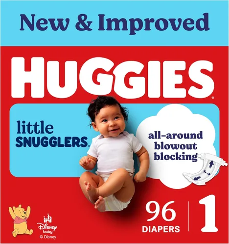 Vista 28 de Huggies Little Snugglers - Pañal para bebé, talla 1, 8 a 14 libras, 34717, 20