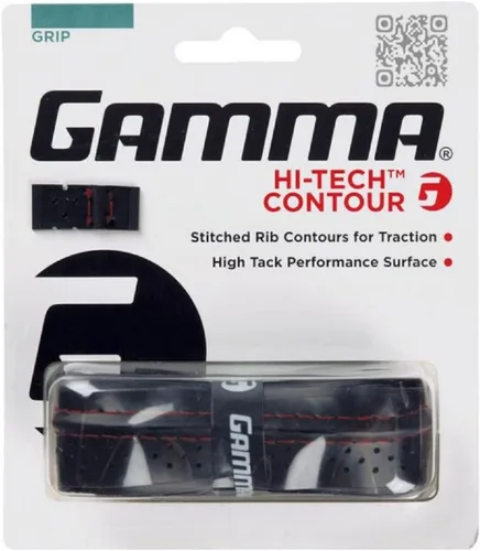 Vista 8 de Gamma Hi-Tech Replacement Tennis Grip, High Traction Feel, Maximum Control, Durable Tennis Racquet Grip, Tacky Surface