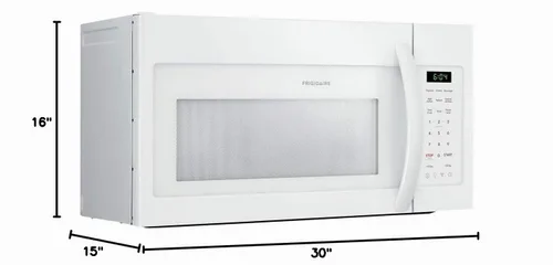 Vista 4 de Microondas, 1.80 pies cúbicos Capacidad, Blanco