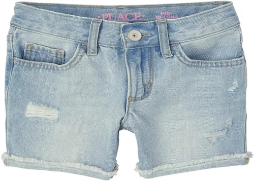 Vista 17 de Pantalones cortos midi de mezclilla Lavado Ainsley