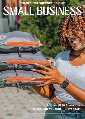 Vista 9 de Compression Packing Cubes Set for Travel - Lightweight, Durable Clothes Organizer for Carry-On Luggage and Suitcases by TRIPPED Travel Gear