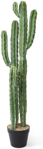 Vista 12 de Cactus artificial grande de 25 pulgadas para decoración del hogar, jardín, oficina, tienda