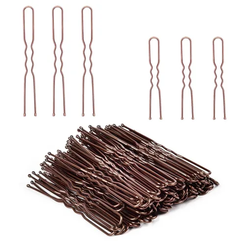 Vista 10 de IKOCO - Horquillas para el pelo en forma de U de 2.4 pulgadas para moños de ballet para mujer con caja de almacenamiento Negro