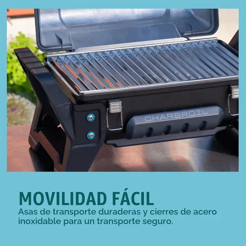 Vista 8 de Parrilla a gas portátil Charbroil Grill2Go X200, gris oscuro - 25409200