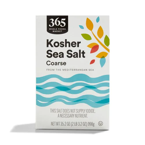 Vista 4 de 365 by Whole Foods Market, Sal Kosher, 35.2 onzas (paquete de 2)