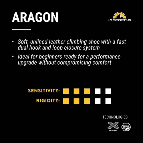 Vista 8 de La Sportiva Mens Aragon Rock Climbing Shoes