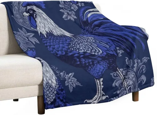 Vista 17 de Manta de gallo con encanto de campo, manta de forro polar de felpa de 30 x 40 pulgadas, manta de franela súper suave para decoración de sofá, cama