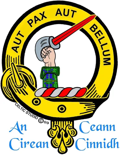 Vista 3 de Gunn (new) Scottish Clan Crest Badge Sporran