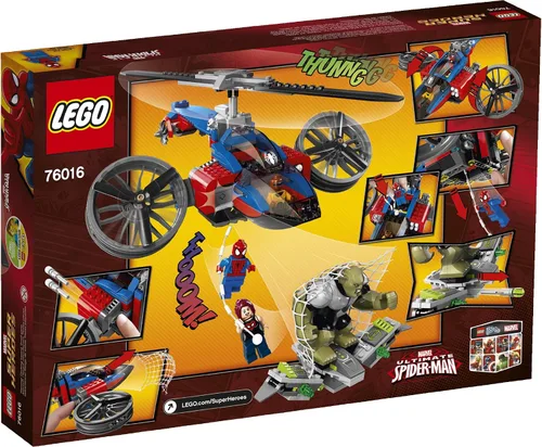 Vista 3 de LEGO Superhéroes 76016 Spider-Helicopter Salvamento (suspendido por fabricante)