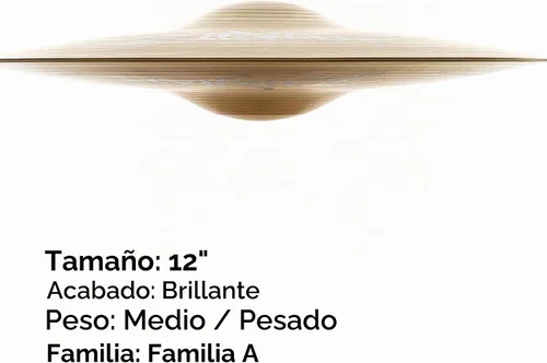 Vista 2 de Avedis Zildjian Company Serie A New Beat Platillos Hi-Hat - 12 pulgadas