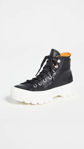 Vista 2 de Converse Chuck Taylor All Star - Tenis de invierno para mujer, NegroAmarillo AzafránEgret