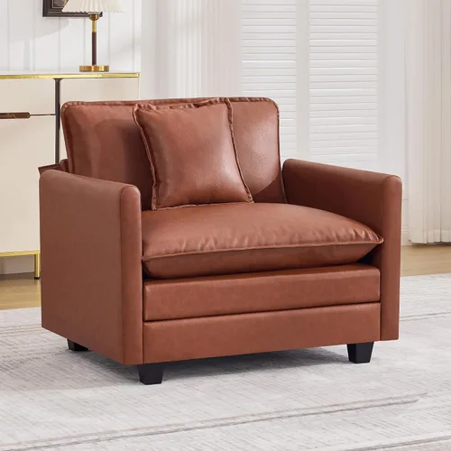 Vista 21 de Sofá modular en forma de nube de 113 pulgadas, sofás de asiento profundo de gran tamaño para sala de estar, sofá modular tapizado de chenilla
