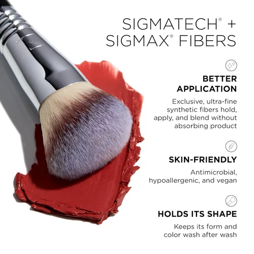 Vista 5 de Sigma Beauty F43 - Cepillo para mejillas en ángulo suave, brocha para rubor