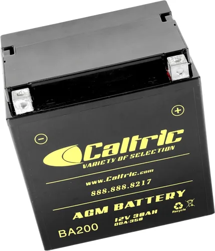Vista 7 de Batería Agm Caltric Compatible con Polaris Ranger 800 4X4 Efi 2010 2011 2012 2013 2014