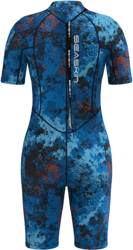 Vista 3 de Seaskin Shorty - Traje de neopreno para mujer, 0.118 in de neopreno de camuflaje