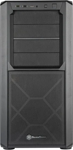 Vista 2 de Silverstone Tecnología Chasis ATX de media torre SETA D1 con alta capacidad de almacenamiento y versatilidad, SST-SED1-B