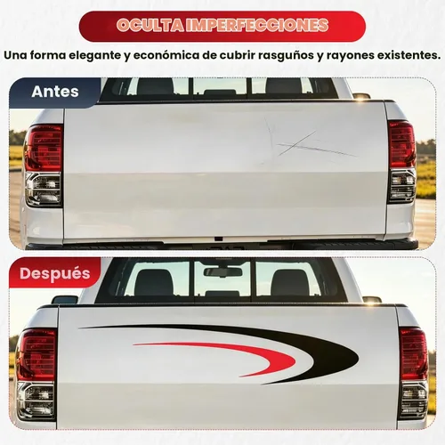 Vista 8 de Juego de 6 calcomanías gráficas grandes para caravana, juego de calcomanías de vinilo para carrocería de automóvil, calcomanías universales