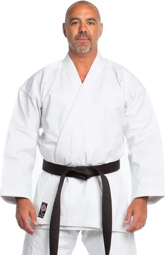 Vista 6 de Ronin - Chaqueta de karate pesada, 100% algodón, lona de 12 onzas, para artes marciales Negro